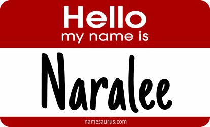 Hello my name is Naralee png download