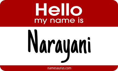 Hello my name is Narayani png download