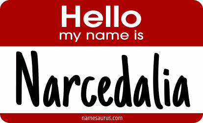 Hello my name is Narcedalia png download