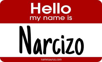 Hello my name is Narcizo png download