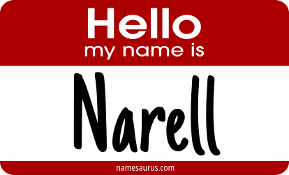 Hello my name is Narell png download