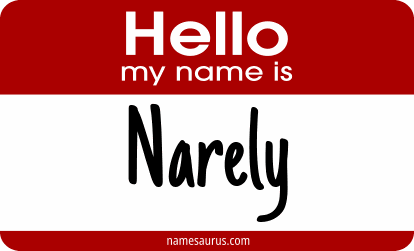Hello my name is Narely png download