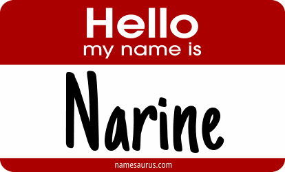 Hello my name is Narine png download