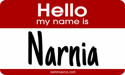 Hello my name is Narnia png download
