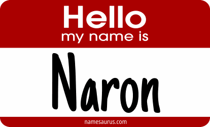 Hello my name is Naron png download