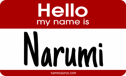 Hello my name is Narumi png download