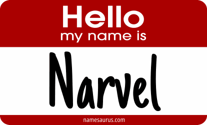 Hello my name is Narvel png download