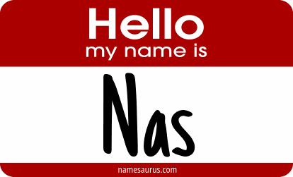 Hello my name is Nas png download