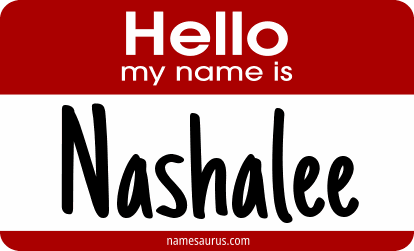 Hello my name is Nashalee png download