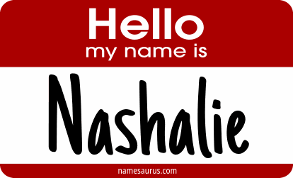Hello my name is Nashalie png download