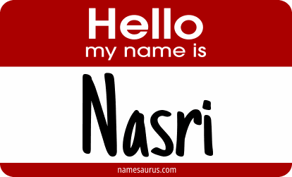 Hello my name is Nasri png download