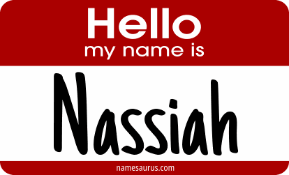Hello my name is Nassiah png download