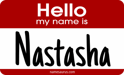 Hello my name is Nastasha png download