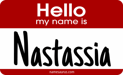 Hello my name is Nastassia png download