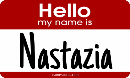 Hello my name is Nastazia png download