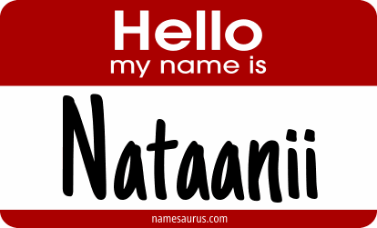 Hello my name is Nataanii png download