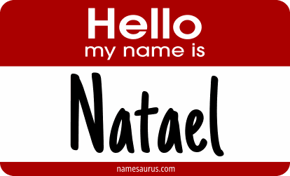 Hello my name is Natael png download