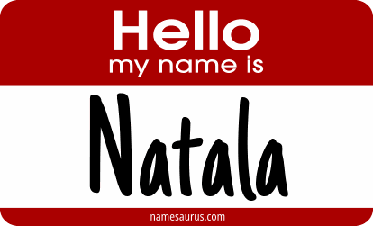 Hello my name is Natala png download