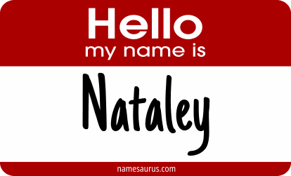 Hello my name is Nataley png download