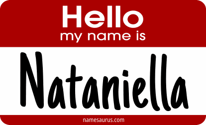 Hello my name is Nataniella png download