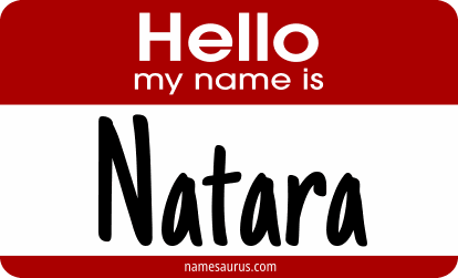 Hello my name is Natara png download