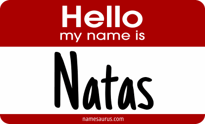 Hello my name is Natas png download