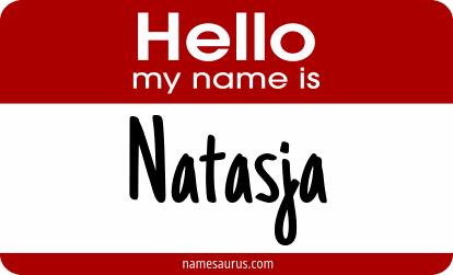 Hello my name is Natasja png download