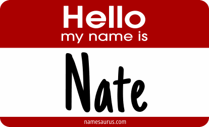 Hello my name is Nate png download