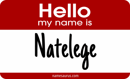 Hello my name is Natelege png download