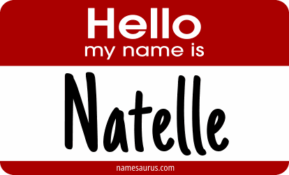 Hello my name is Natelle png download