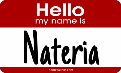 Hello my name is Nateria png download