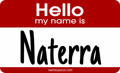 Hello my name is Naterra png download
