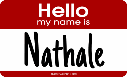 Hello my name is Nathale png download