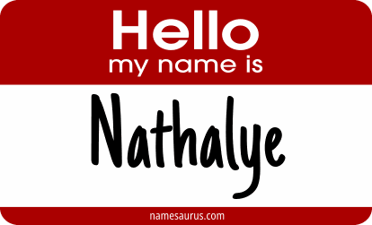 Hello my name is Nathalye png download