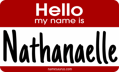 Hello my name is Nathanaelle png download