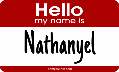 Hello my name is Nathanyel png download