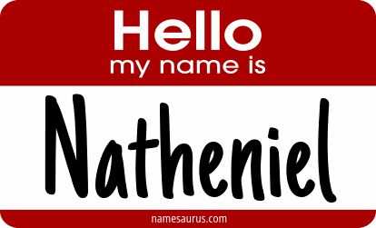 Hello my name is Natheniel png download