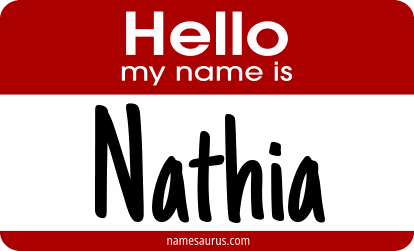 Hello my name is Nathia png download