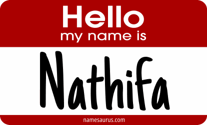 Hello my name is Nathifa png download