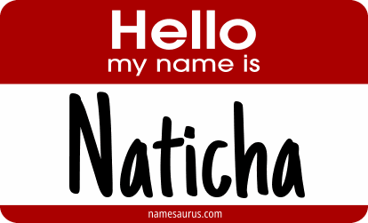 Hello my name is Naticha png download