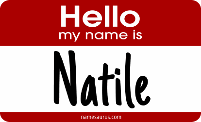 Hello my name is Natile png download