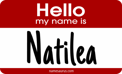 Hello my name is Natilea png download
