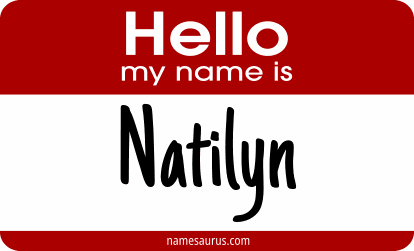 Hello my name is Natilyn png download