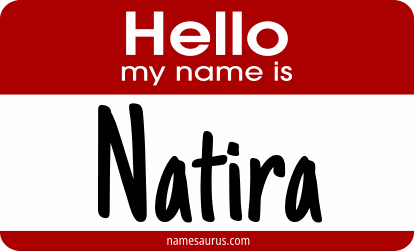 Hello my name is Natira png download