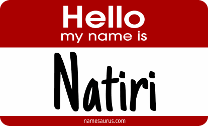 Hello my name is Natiri png download