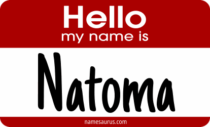 Hello my name is Natoma png download