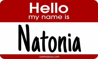 Hello my name is Natonia png download
