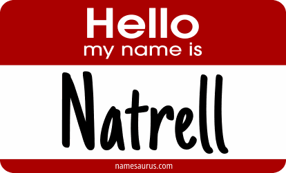 Hello my name is Natrell png download