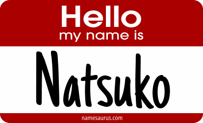 Hello my name is Natsuko png download