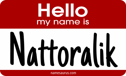 Hello my name is Nattoralik png download